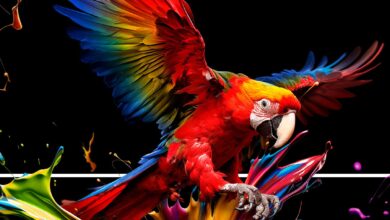 Copyright: BASF / BU: Am 18. März 2025 feierte Glasurit den 100. Geburtstag seines bunt gefiederten Markenzeichens.