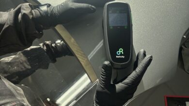 Copyright: BASF / BU: Der neue Spectrophotometer ScanR nimmt innerhalb von nur 30 Sekunden fünf präzise Messungen vor.