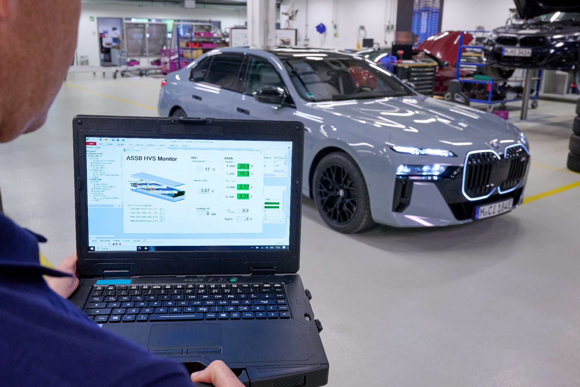 Copyright: BMW Group / BU: BMW i7 mit Feststoffbatteriezellen von Solid Power.
