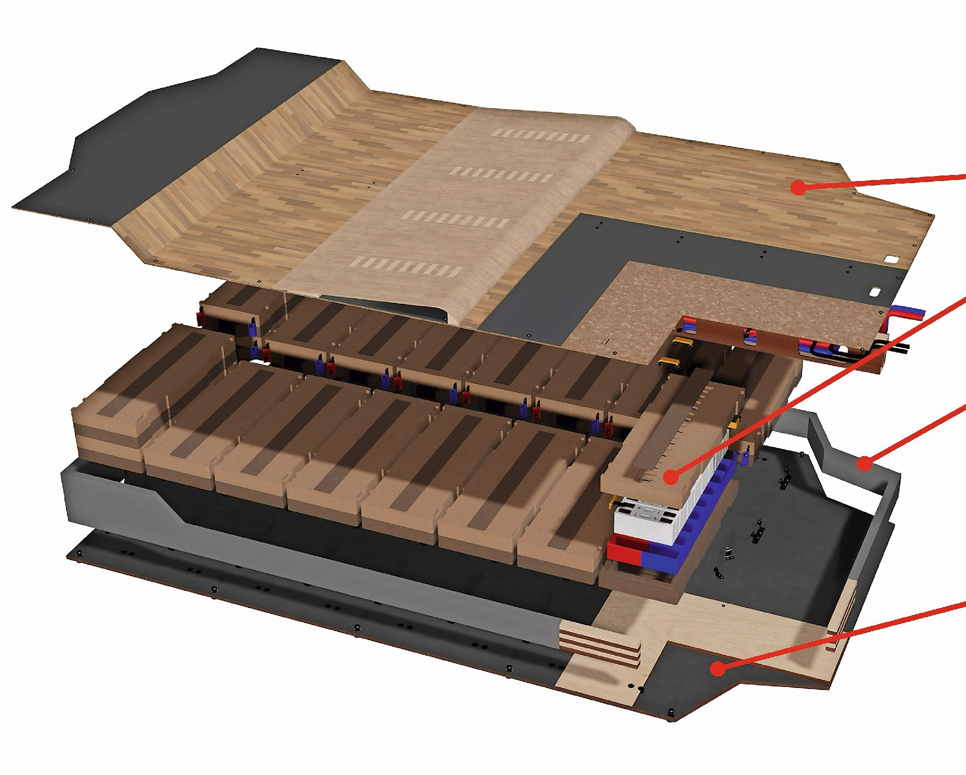 Copyright: VSI/Bio!LiB / BU: Das Bio!LIB-Batteriegehäuse wird mit innovativen Holzwerkstoffen hergestellt.