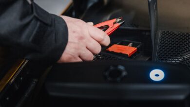 Ladeklemmer Autobatterie