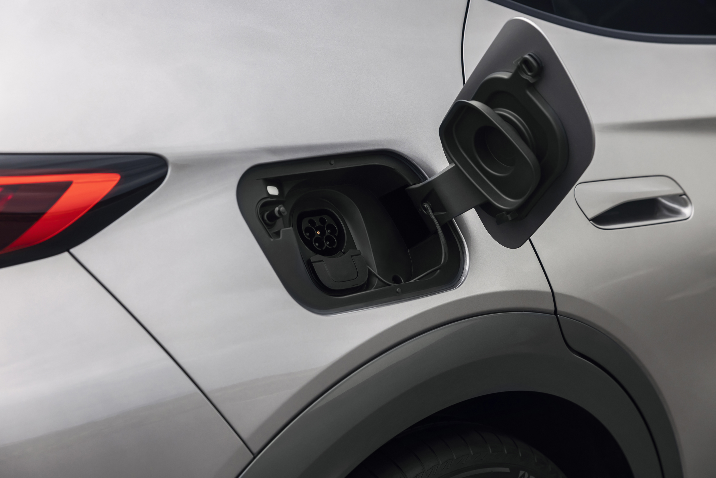 Steckdose eines Elektroautos