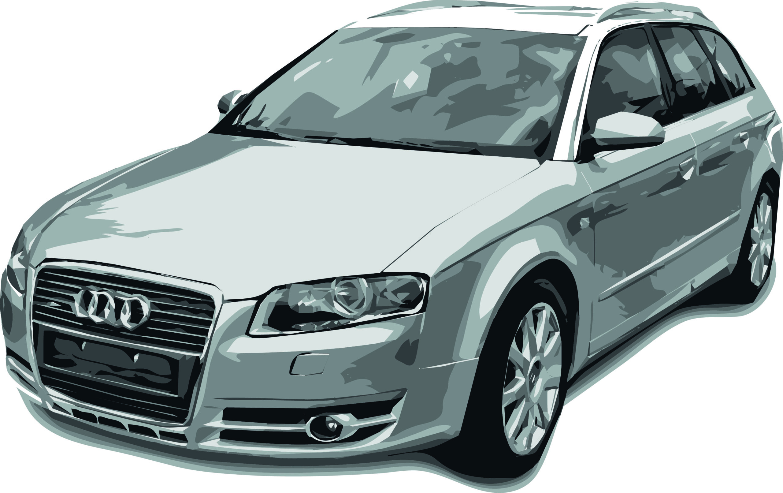 Illustration Audi A4 Avant