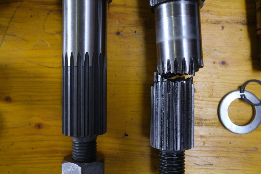 Ein Landwirt gab Kurt Riss den Auftrag, die gebrochene Antriebswelle seiner Kreiselegge nachzubauen.