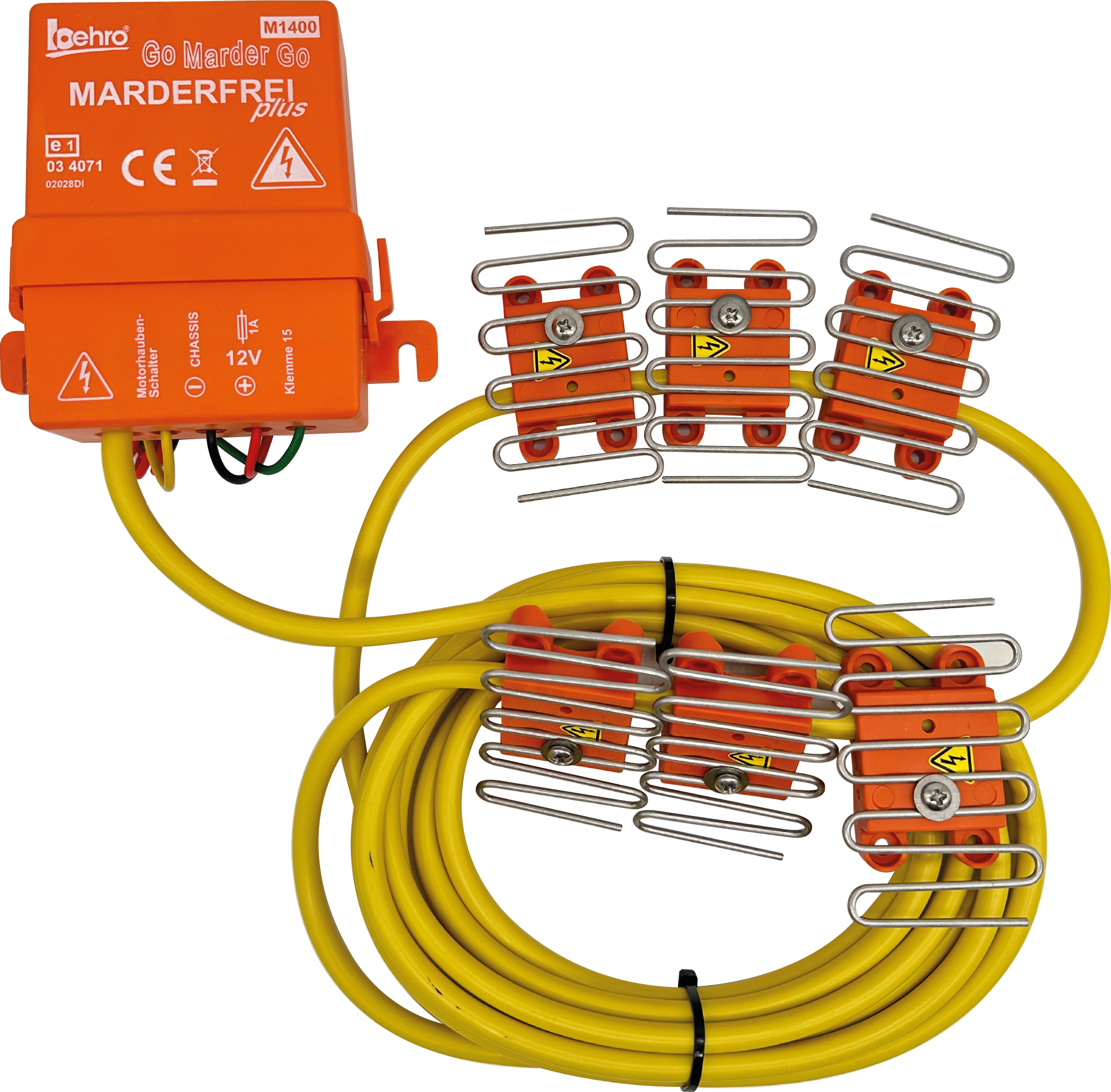 Marder mögen auch Neuwagen 
