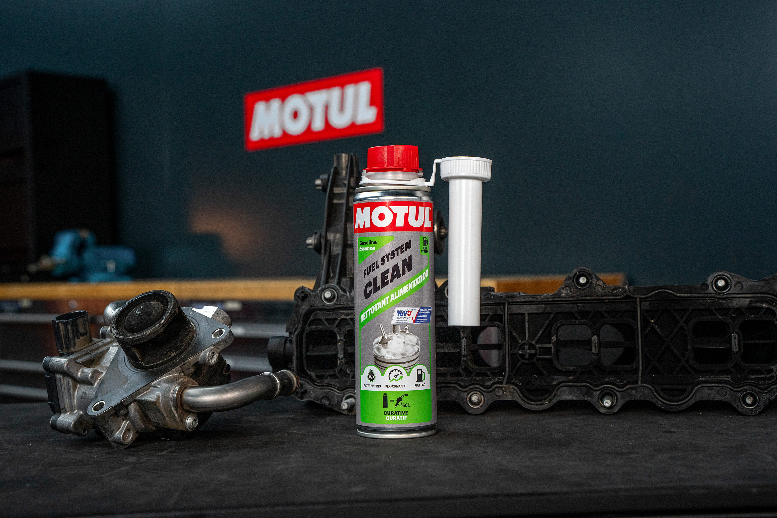 Motul Fuel System Clean bindet Kondenswasser im Tank
